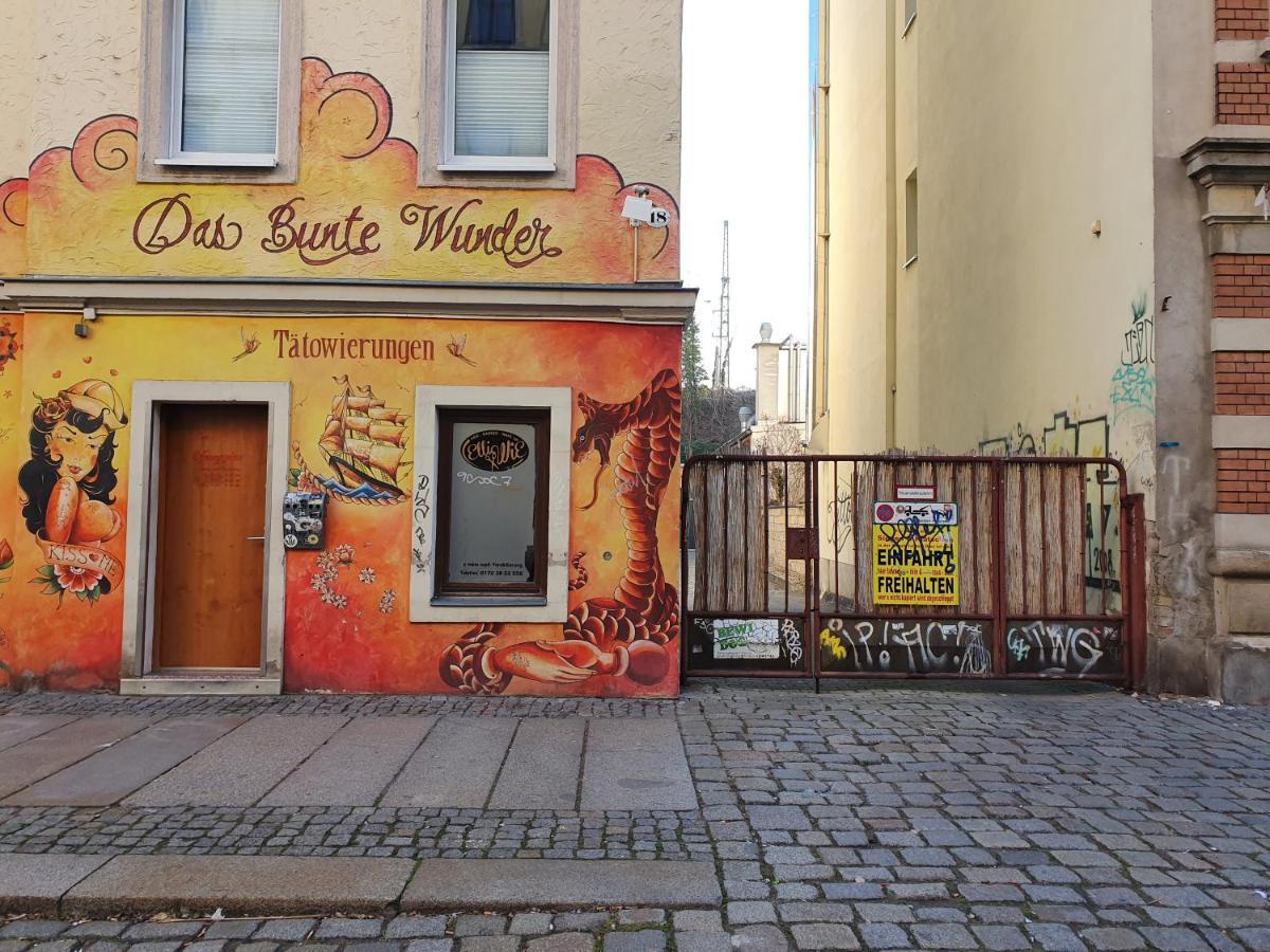 Ferienwohnung Dresden-Neustadt mit Parkplatz Exterior foto